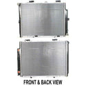 1998-2002 Mercedes Benz E430 Radiator, 8cyl, 4.3L, 1 Row Tank, Aluminum Core.