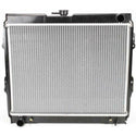 1984-1995 Toyota Pickup Radiator, 4cyl Eng, 15-3/4 core height.