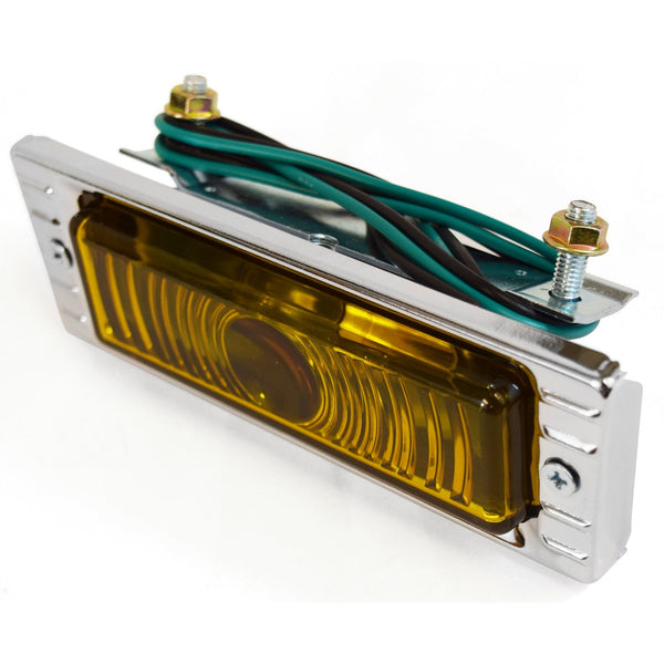 1947-1953 Chevy C10 Pickup PARKING LAMP Assembly 12V AMBER.