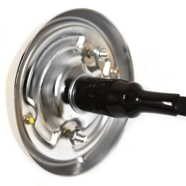 1955-1957 Chevy C10 Pickup Parking Light Assembly 12V Yellow.