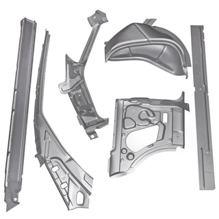 1966-1967 Chevy Nova Front Frame Combination Weld Thru Primer RH.