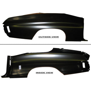 1970-1972 Chevy Chevelle Convertible Quarter Panel, Factory Style - RH - Classic 2 Current Fabrication