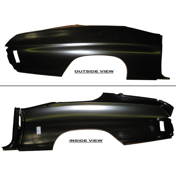 1970-1972 Chevy Chevelle Convertible Quarter Panel, Factory Style - RH.