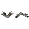 1973-1977 GM A Body OPERA WINDOW TRIM CORNERS -PAIR (STAINLESS, USE FOR PLASTIC TRIMS) - Classic 2 Current Fabrication