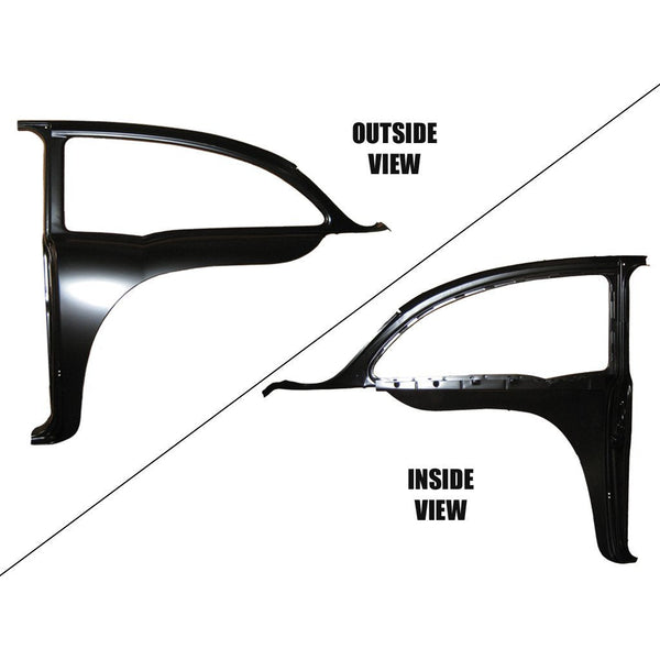 1955-1957 Chevy Bel Air 2 Door Sedan Quarter Panel Door Jamb & Window Skin Patch LH.