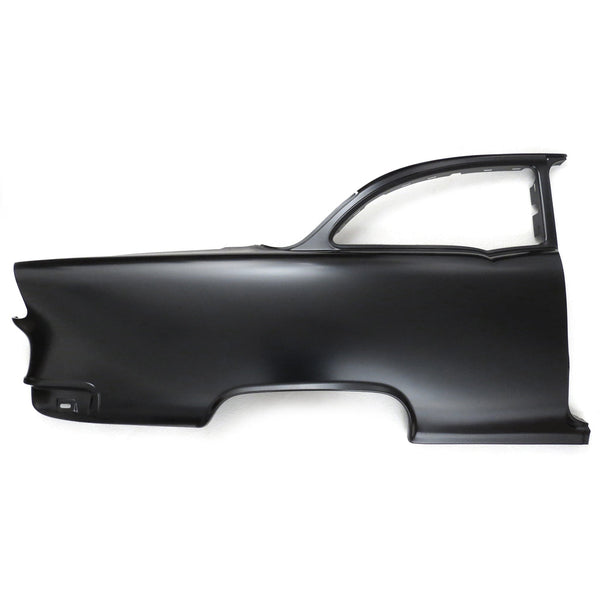 1955 Chevy Two-Ten Series Sedan Quarter Panel w/Window Frame Skin No Trim Holes RH.