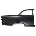 1955 Chevy Bel Air Sedan Quarter Panel w/Window Frame Skin No Trim Holes RH.