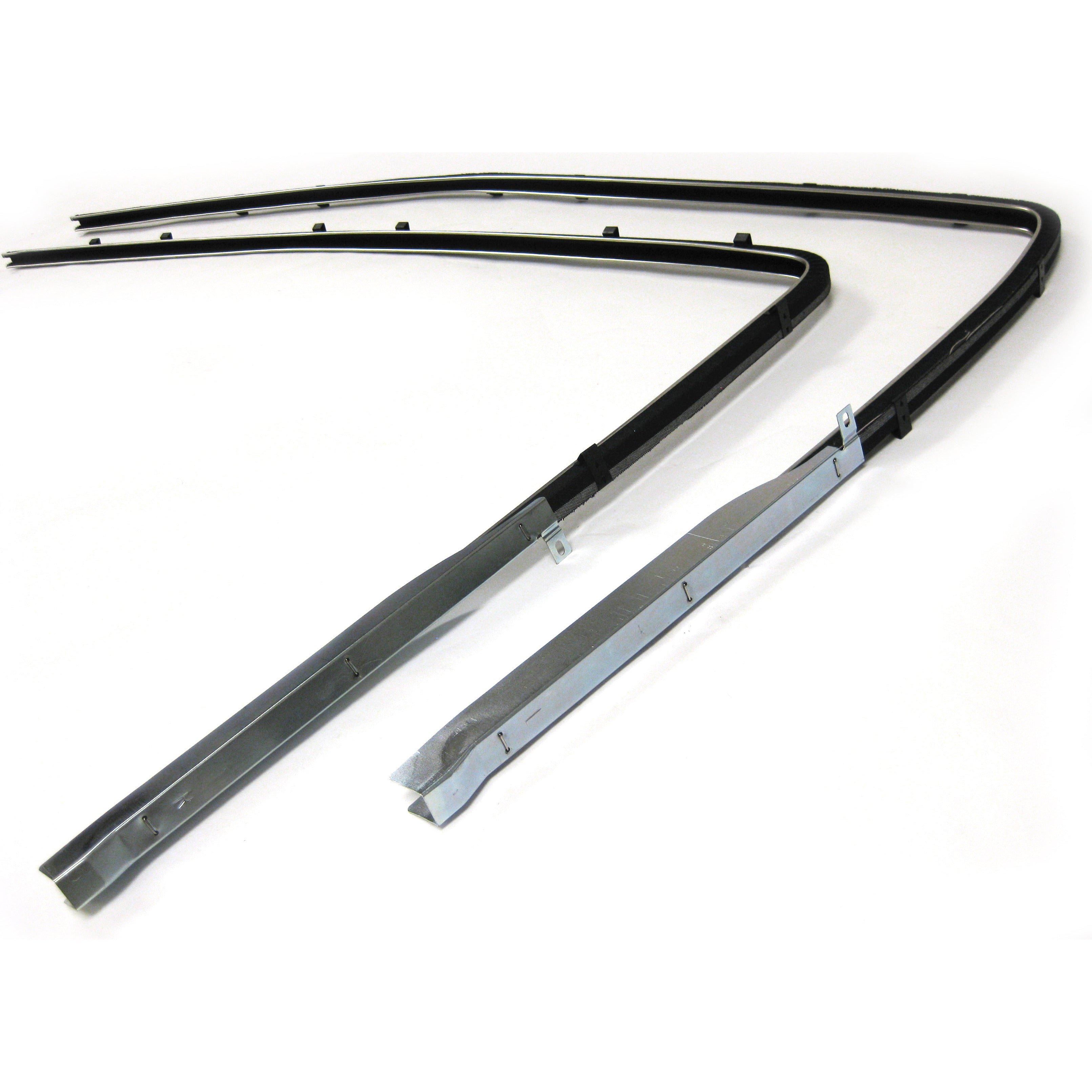 Crazylights Quarter Window Trim Molding Clips – 1955-1957 Chevy Belair 2 Door Sedan – Left & Right – USA Made