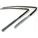 1955-1957 Chevy Bel Air 2 Door Sedan Quarter Window Runner Pair.