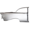 1957 Chevy 2 Door Sedan Quarter Panel Assembly w/Window Frame Skin No Trim Holes LH.