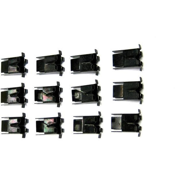 1957 Chevy Bel Air Quarter Panel Top Fin Molding Clip Set.