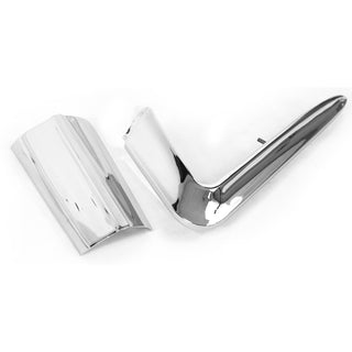 1957 Chevy Bel Air/210/150 Quarter Vertical & Top Fin Moulding Kit W/Bolt-on Insert 1 Piece Style LH.