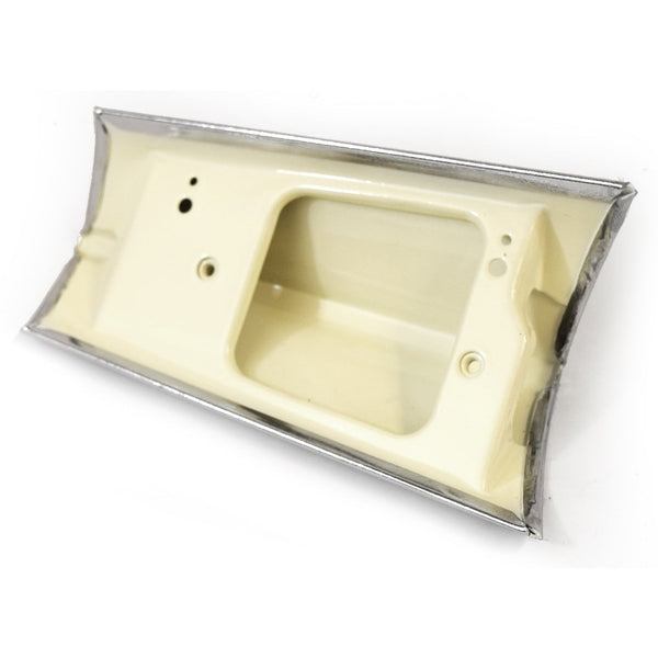 1957 Chevy Bel Air/210/150 Quarter Vertical & Top Fin Moulding Kit W/Bolt-on Insert 1 Piece Style LH.