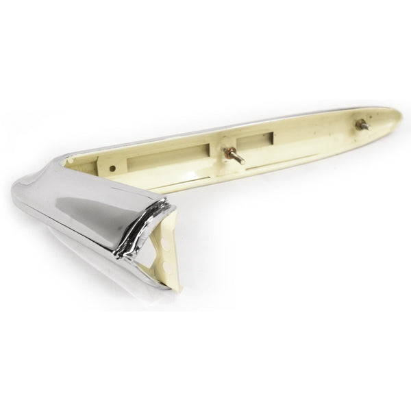 1957 Chevy Bel Air/210/150 Quarter Vertical & Top Fin Moulding Kit W/Bolt-on Insert 1 Piece Style LH.