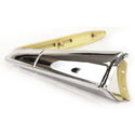 1957 Chevy Bel Air/210/150 Quarter Vertical & Top Fin Moulding Kit W/Bolt-on Insert 1 Piece Style RH.