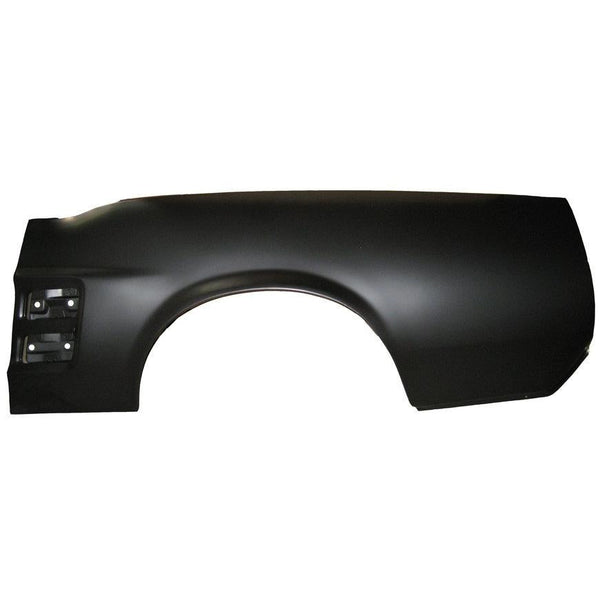 1967 Ford Mustang Quarter Panel Skin, W/ Louver Bracket - LH.