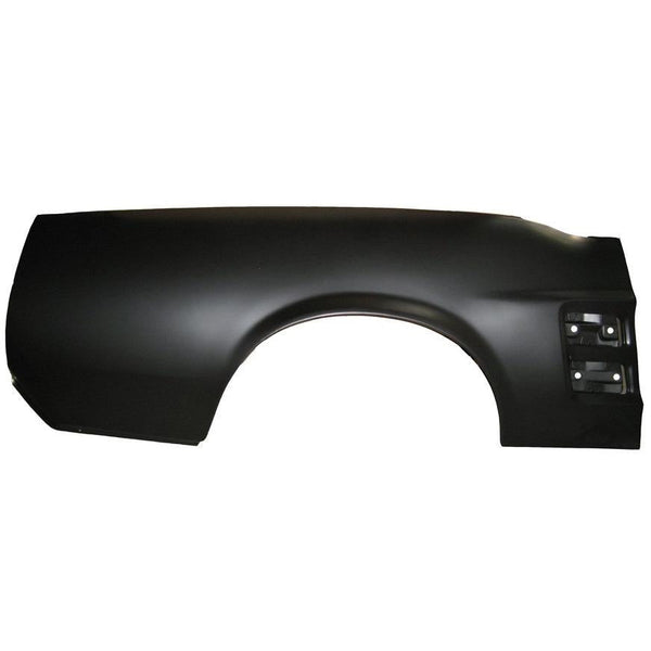 1967 Ford Mustang Quarter Panel Skin, W/ Louver Bracket - RH.