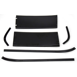 1967-1968 FORD MUSTANG ROOF REAR FILLER PANEL (2 PCS) & TRIM MOLDING (4PCS, IN BETWEEN UPPER & LOWER).