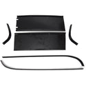 1967-1968 FORD MUSTANG ROOF REAR FILLER PANEL (2 PCS) & TRIM MOLDING (4PCS, IN BETWEEN UPPER & LOWER) - Classic 2 Current Fabrication