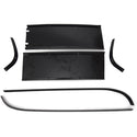 1967-1968 FORD MUSTANG ROOF REAR FILLER PANEL (2 PCS) & TRIM MOLDING (4PCS, IN BETWEEN UPPER & LOWER).