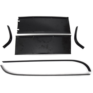 1967-1968 FORD MUSTANG ROOF REAR FILLER PANEL (2 PCS) & TRIM MOLDING (4PCS, IN BETWEEN UPPER & LOWER).