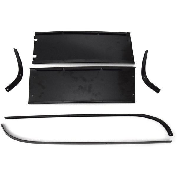 1967-1968 FORD MUSTANG ROOF REAR FILLER PANEL (2 PCS) & TRIM MOLDING (4PCS, IN BETWEEN UPPER & LOWER).