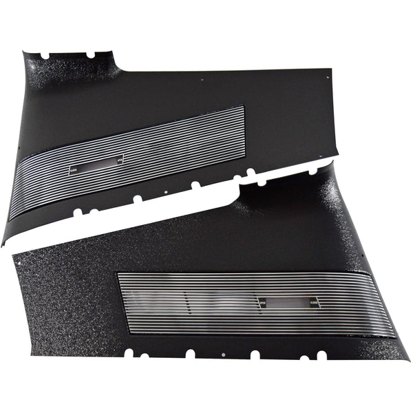 1967-1968 Ford Mustang Quarter Trim Panel Assembly Quarter Vent(Pair).