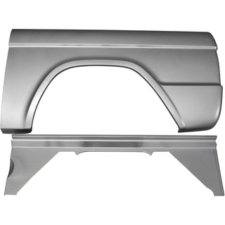 1966-1977 Ford Bronco Quarter Panel With Radius Flare LH - Classic 2 Current Fabrication