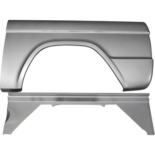 1966-1977 Ford Bronco Quarter Panel With Radius Flare LH.