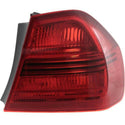 2006-2008 BMW 3 Series Tail Lamp RH, Outer, Lens And Housing, Sedan.