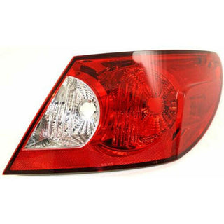 2007-2008 Chrysler Sebring Tail Lamp RH, Outer, Lens And Housing, Sedan.