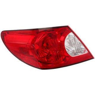 2007-2008 Chrysler Sebring Tail Lamp LH, Outer, Lens And Housing, Sedan.