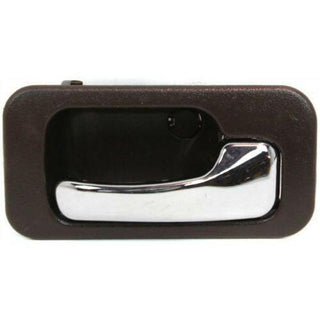 1990-1993 Honda Accord Rear Door Handle RH, Chrome Lever+brown Hsg., Sdn.