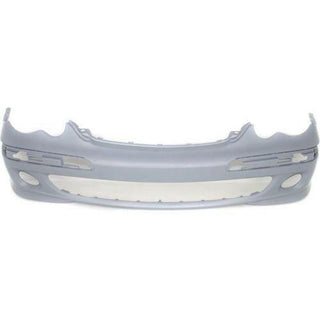 2005-2007 Mercedes Benz C230 Front Bumper Cover, w/o Headlight Washer Hole/Wagon.