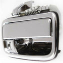 1995-2004 Toyota Tacoma Front Door Handle RH, Outside, All Chrome.