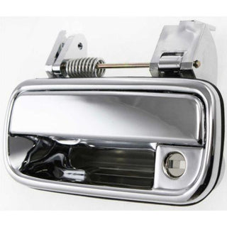 1989-1995 Toyota Pickup Front Door Handle LH, Outside, All Chrome, w/Keyhole - Classic 2 Current Fabrication