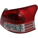 2007-2012 Toyota Yaris Tail Lamp RH, Lens & Housing, Base, Sedan-Capa.