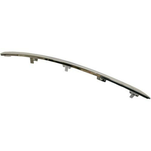 2010 Audi A6 Front Bumper Molding RH, Chrome, ABS.