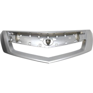 2010-2012 Acura RDX Grille Cover, Center, Chrome - Classic 2 Current Fabrication