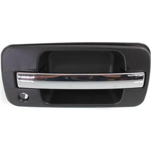 1996-1999 Acura SLX Front Door Handle RH, Outside, Chrome, Black.