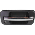 1996-1999 Acura SLX Front Door Handle RH, Outside, Chrome, Black.