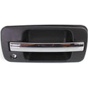 1998-2002 Isuzu Trooper Front Door Handle RH, Outside, Chrome, Black.