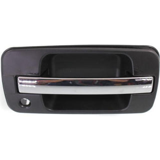 1998-2002 Isuzu Trooper Front Door Handle RH, Outside, Chrome, Black.
