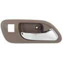 1999-2003 Acura TL Front Door Handle RH, Chrome Lever+brown Housing.