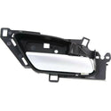 2007-2013 Acura MDX Front Door Handle RH, Gray Lever/Hsg./Metal.