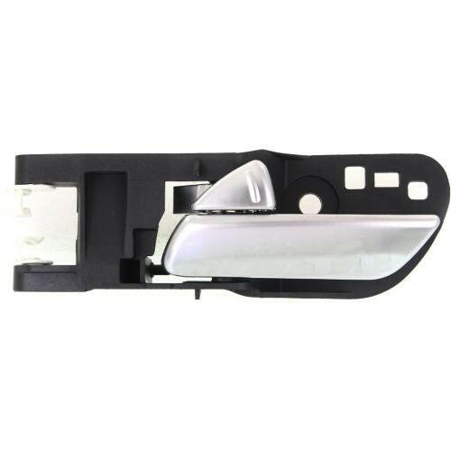 2010-2013 Acura ZDX Front Door Handle LH, Satin Chrome/Black Hsg./Metal.