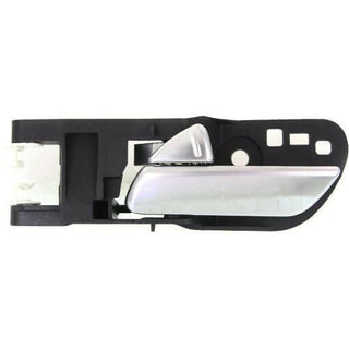 2010-2013 Acura ZDX Front Door Handle LH, Satin Chrome/Black Hsg./Metal.