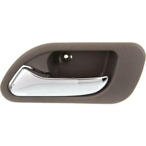 2001-2006 Acura MDX Rear Door Handle LH, Chrome Lever/Beige Housing.