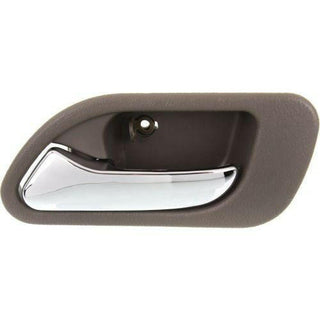 2001-2006 Acura MDX Rear Door Handle LH, Chrome Lever/Beige Housing.