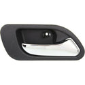 2001-2006 Acura MDX Rear Door Handle RH, Chrome Lever/Black Housing.